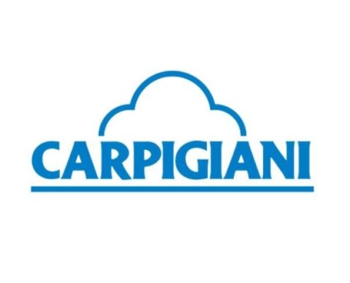 Carpigiani ist der Speiseeisexperte innerhalb der Mailänder Ali Gruppe... Hier im Bild das aktuelle Logo der Gastro- und Wortmarke Carpigiani...