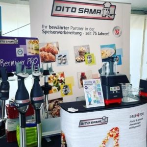 Dito Sama ist ein Spezialist für professionelle Küchentechnik in der Speisevorbereitung. Auch die Bermixer bzw. Stabmixer sind legendär...