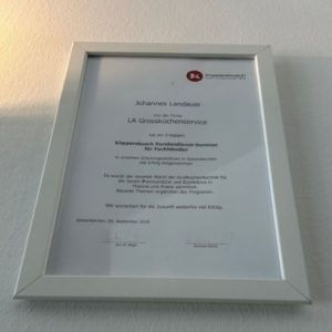 Johannes Landauer nahm im Herbst 2018 an einer Schulung für Servicetechniker im Werk von Küppersbusch auf Schalke teil... K- PremiumLine und CombiLine standen hierbei auf dem Programm...