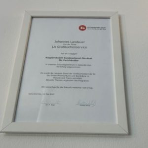 Johannes Landauer nahm im Herbst 2017 an einer Schulung für Techniker in der Fabrik von Küppersbusch auf Schalke teil... Küppersbuschs PremiumLine und CombiLine waren Mittelpunkt der Agenda Großküchentechnik...