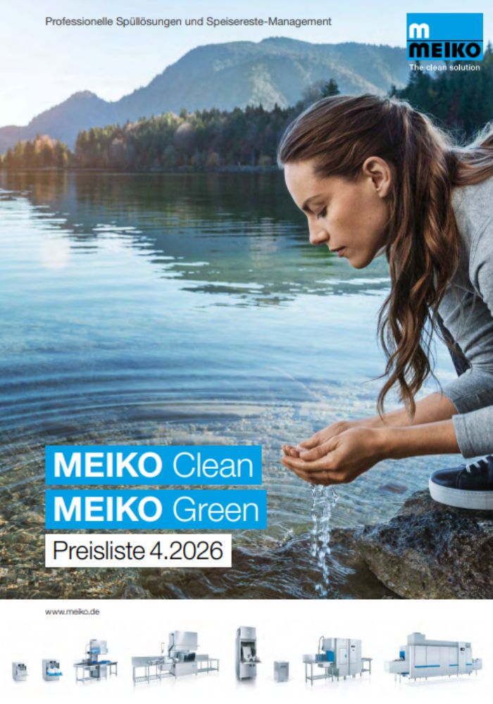 Meiko Preisliste April 2026